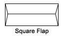 square flap envelope style