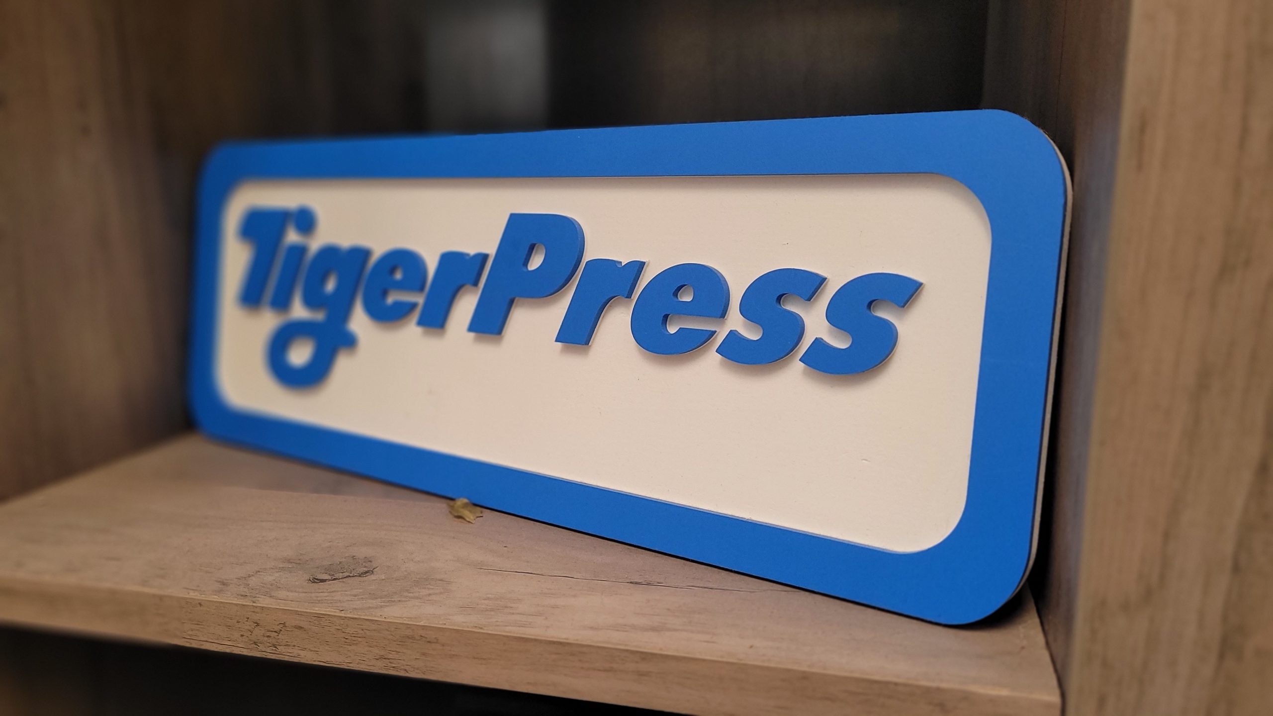 tigerpress logo sign