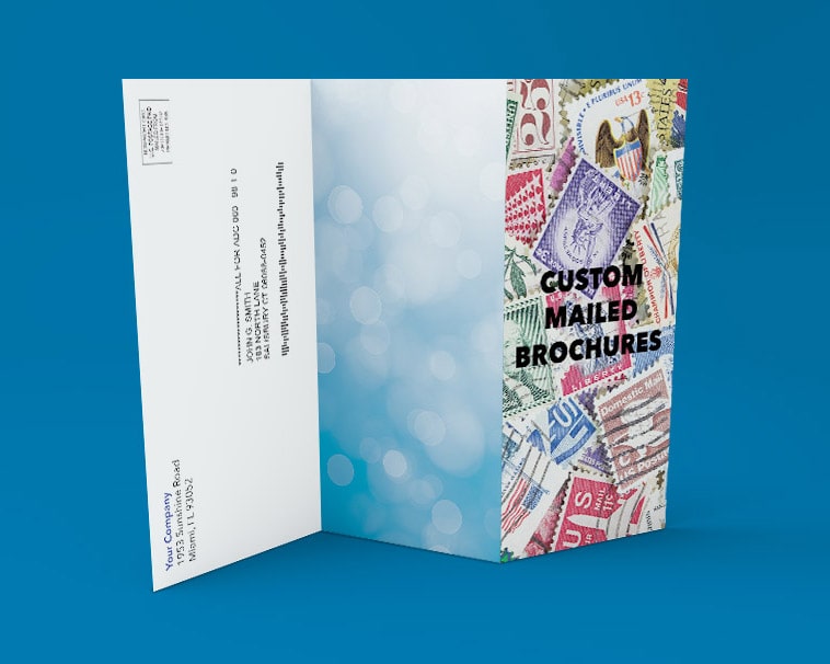 custom self mailer for direct mail marketing